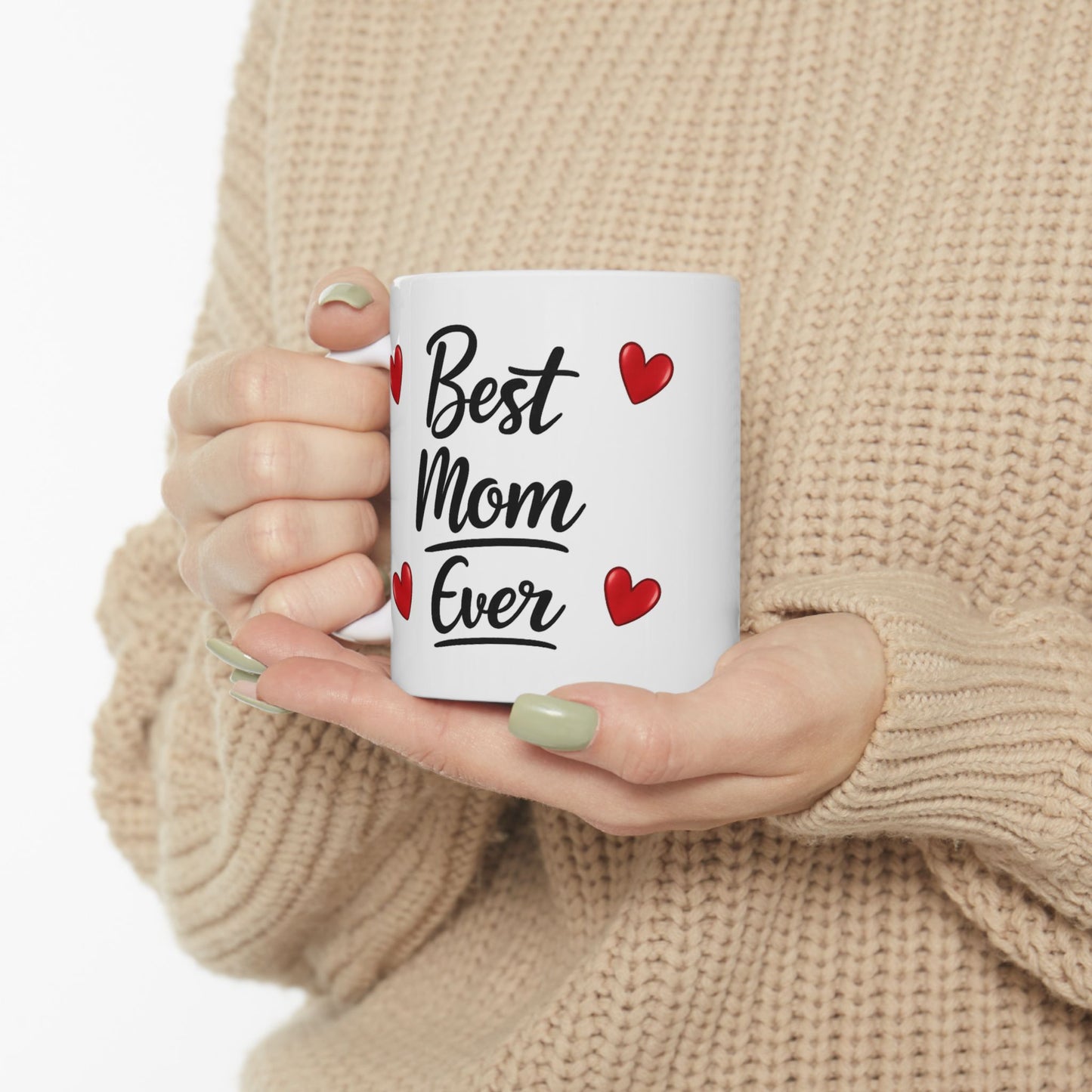 Funny Mom Nutrition Facts Mug – Best Mom Ever Coffee Mug | Perfect Mother’s Day Gift for Mom | Cute Heart Coffee Mug