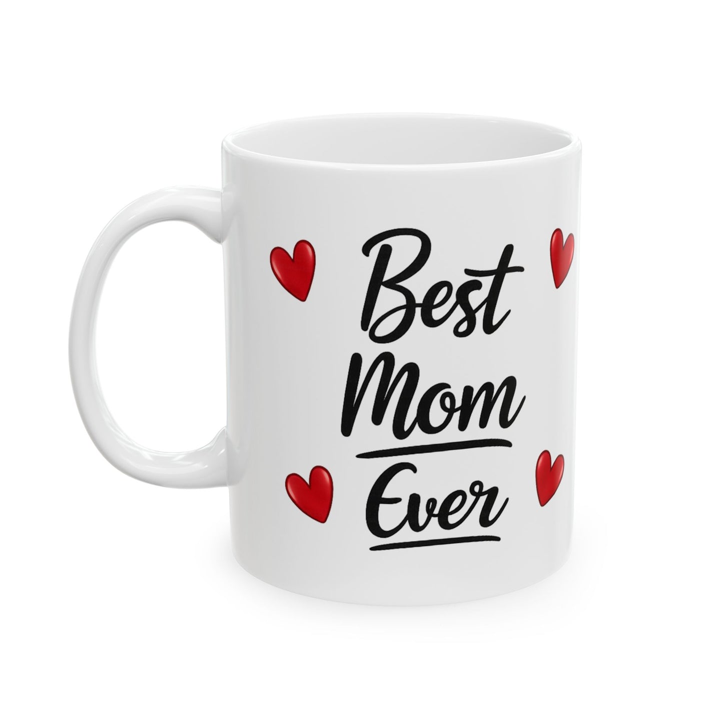 Funny Mom Nutrition Facts Mug – Best Mom Ever Coffee Mug | Perfect Mother’s Day Gift for Mom | Cute Heart Coffee Mug